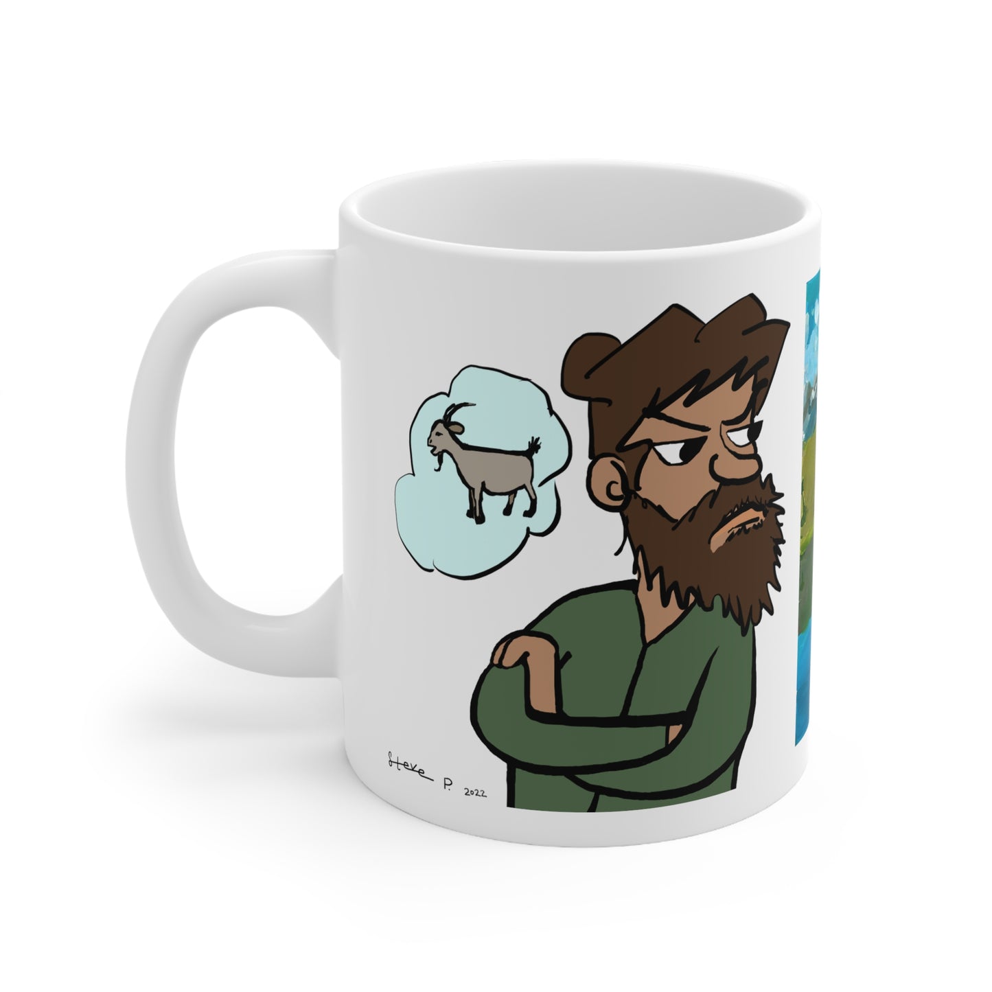 Jealousy and a landscape Ceramic Mug 11oz