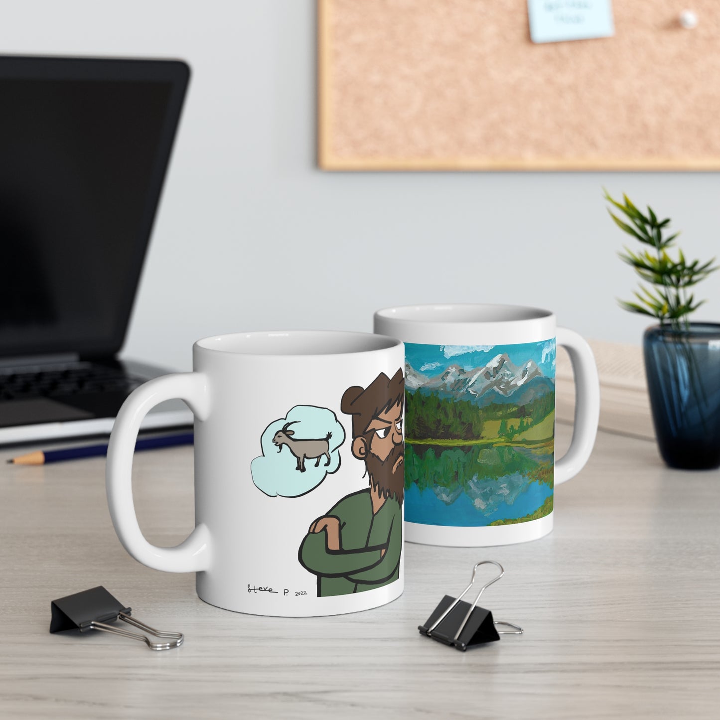 Jealousy and a landscape Ceramic Mug 11oz