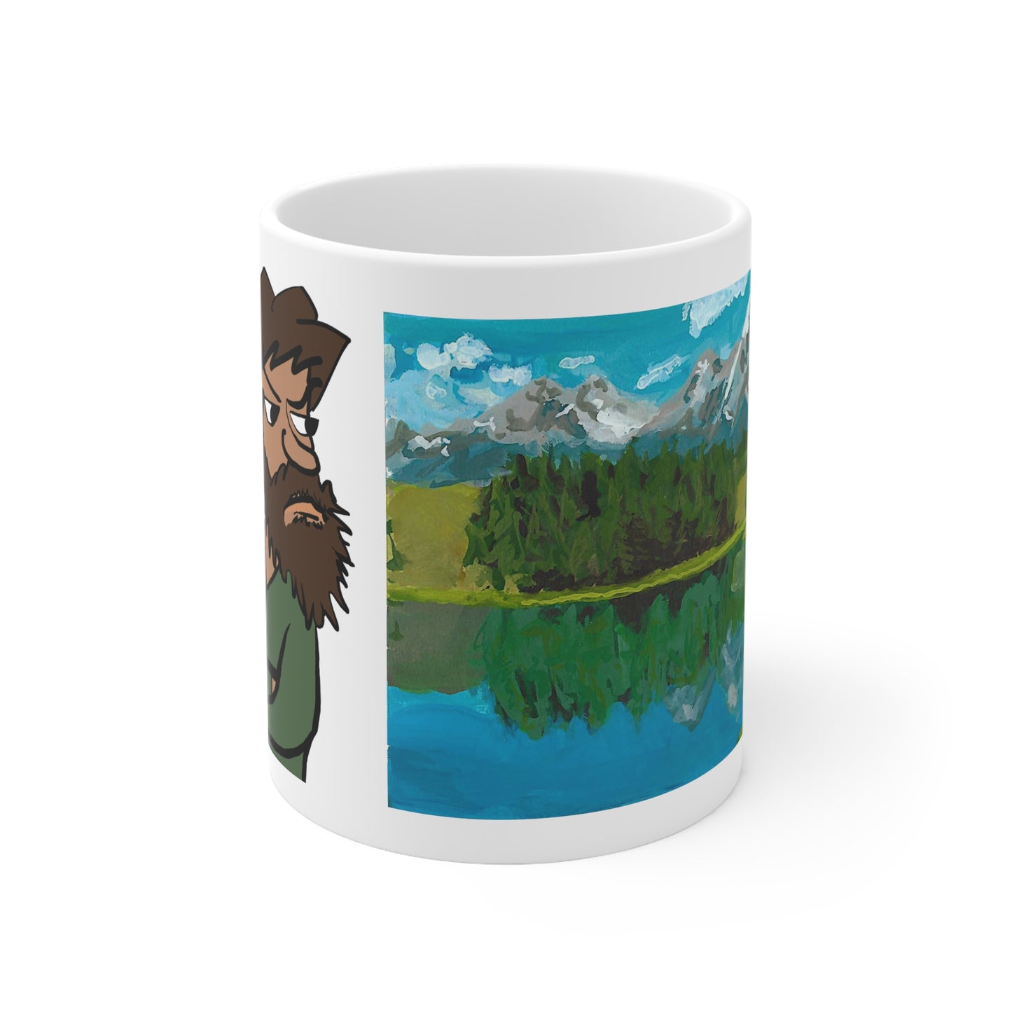 Jealousy and a landscape Ceramic Mug 11oz