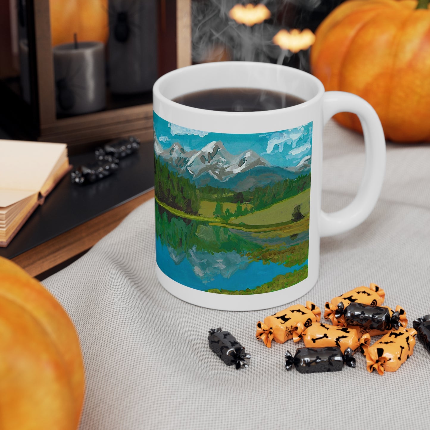 Jealousy and a landscape Ceramic Mug 11oz