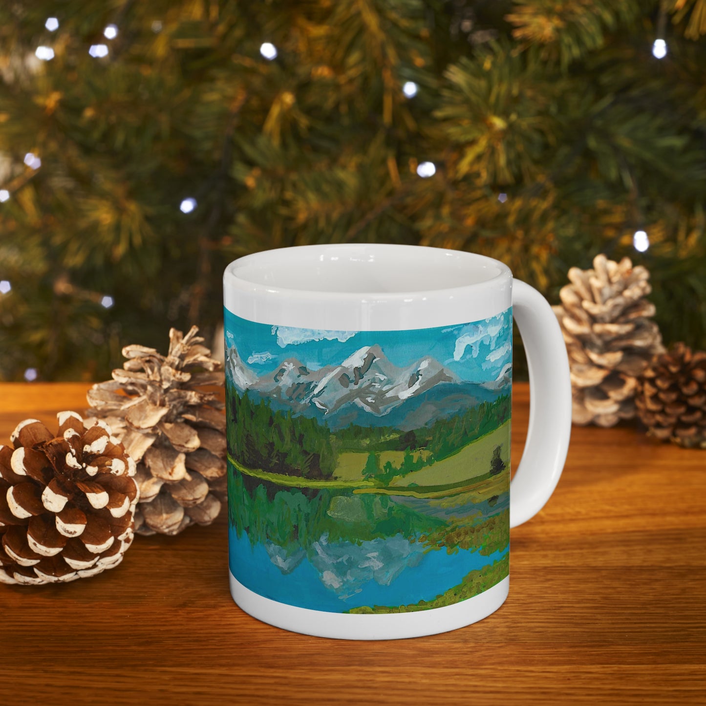 Jealousy and a landscape Ceramic Mug 11oz